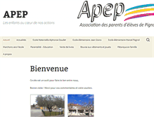 Tablet Screenshot of apep.fr