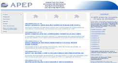 Desktop Screenshot of apep.org